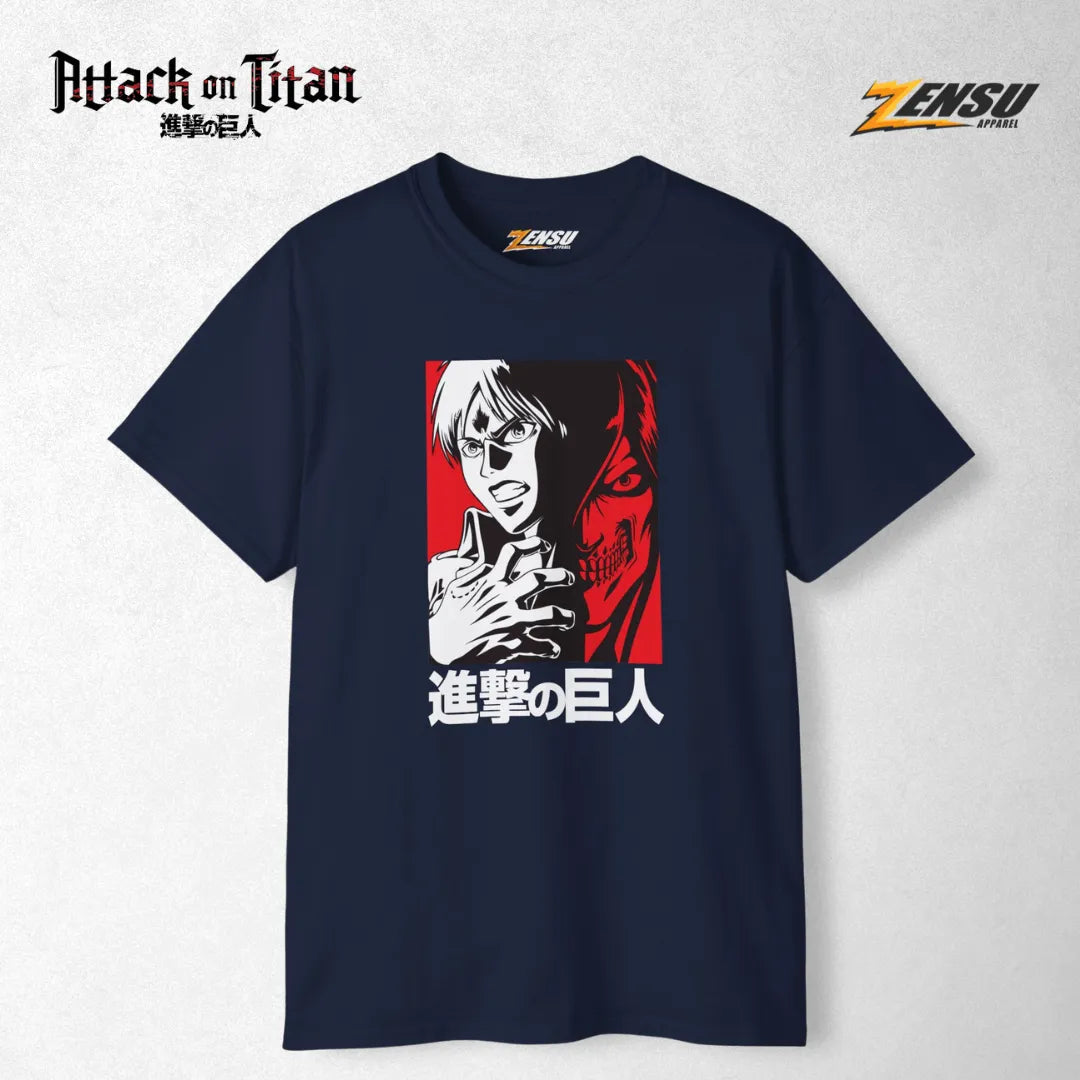 Eren Jeager Titan - Attack On Titan | Premium Kaos Anime Z007