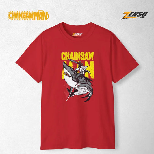 Chainsaw Man & Beam - Chainsaw Man | Premium Kaos Anime Z010