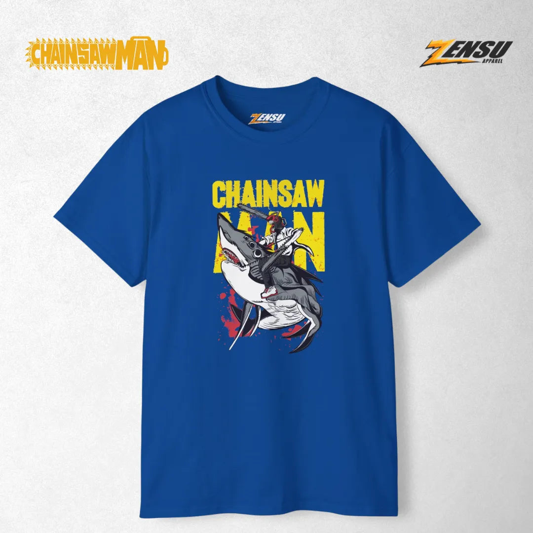 Chainsaw Man & Beam - Chainsaw Man | Premium Kaos Anime Z010