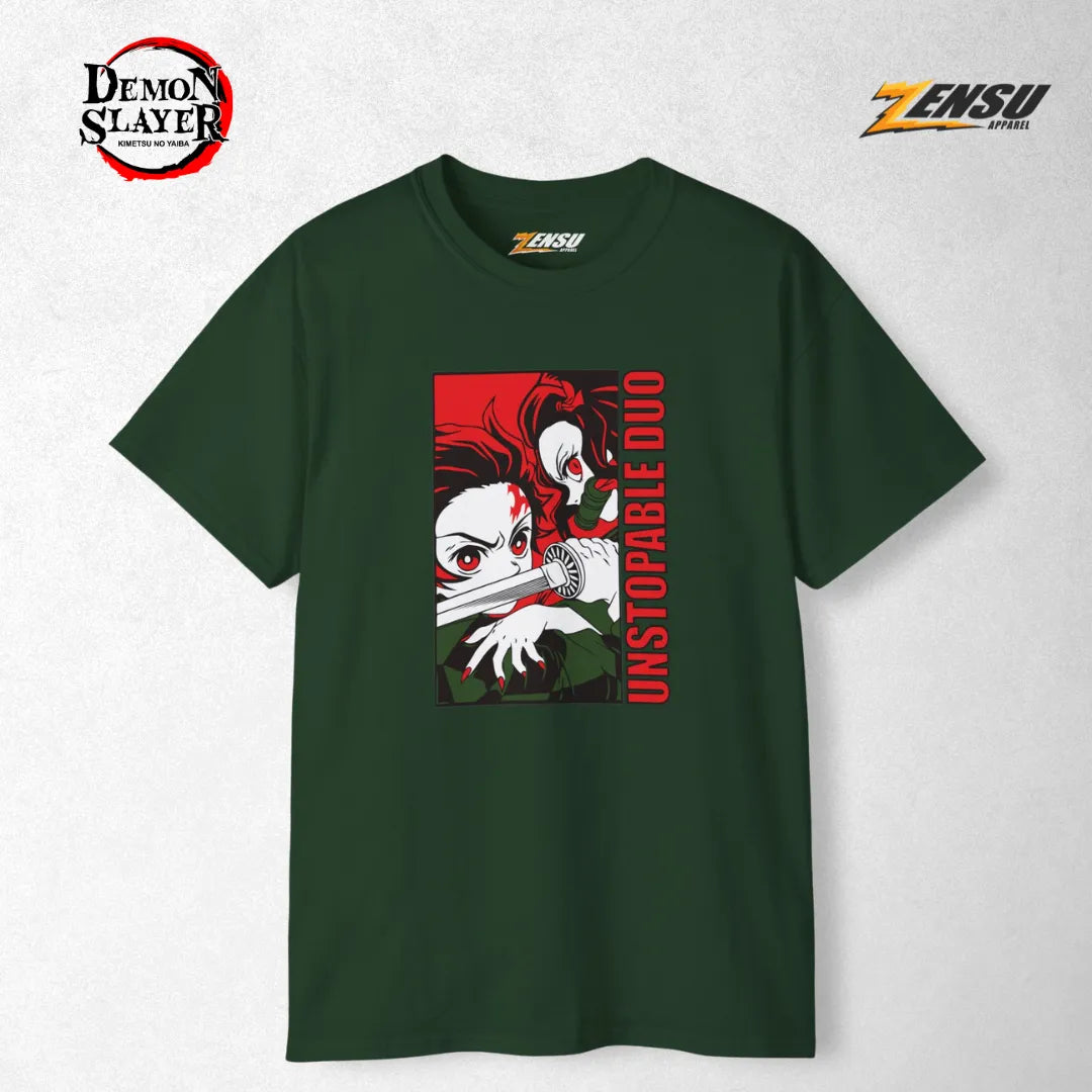 Unstoppable Duo - Demon Slayer | Premium Kaos Anime Z015