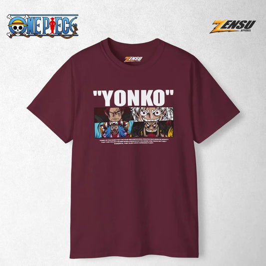 4 Yonkou - One Piece | Premium Kaos Anime Z040