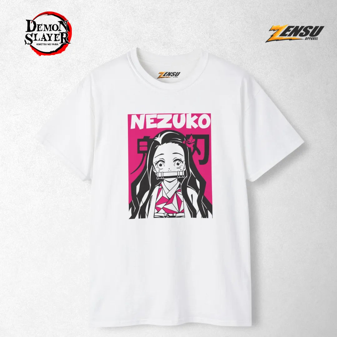 Nezuko Pink Blossom - Demon Slayer | Premium Kaos Anime Z042