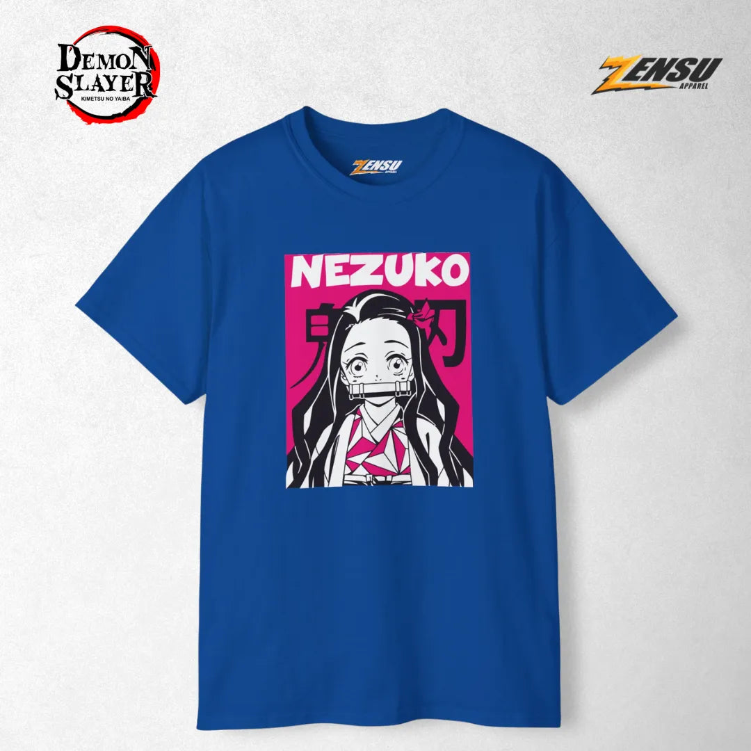 Nezuko Pink Blossom - Demon Slayer | Premium Kaos Anime Z042