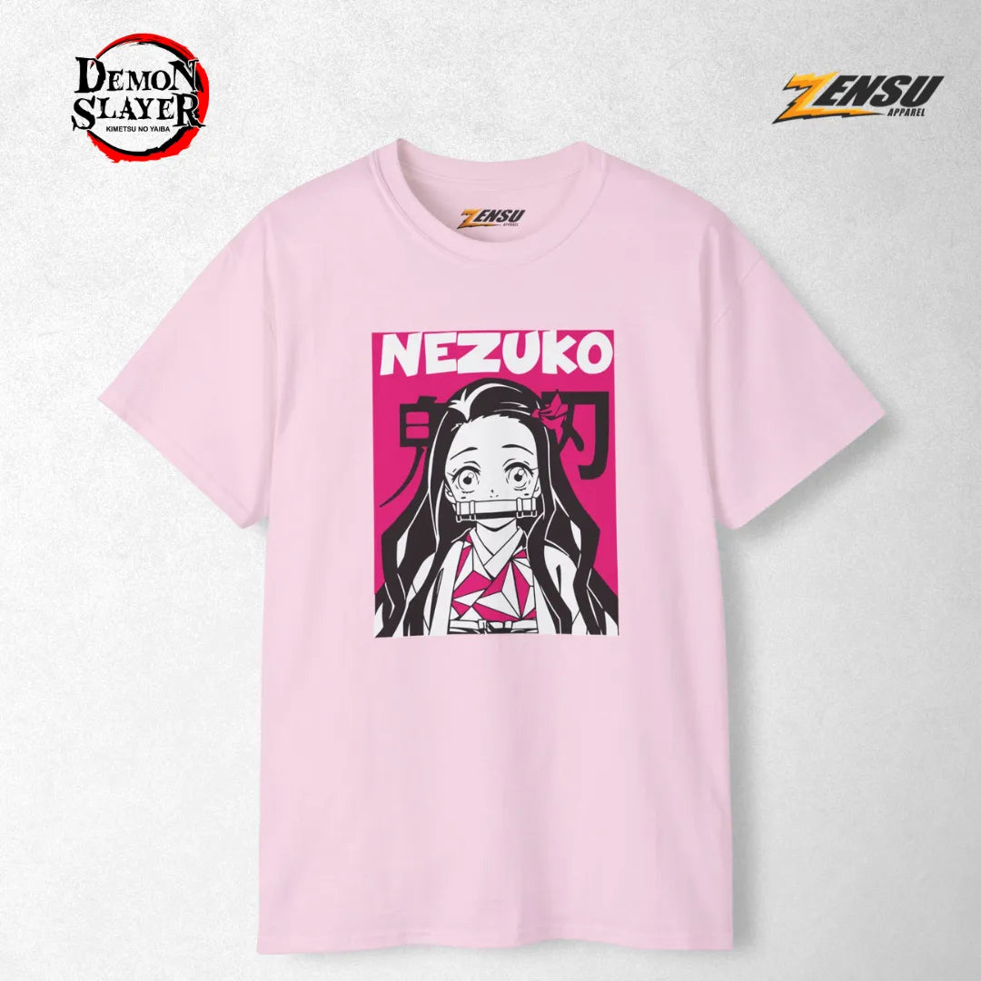Nezuko Pink Blossom - Demon Slayer | Premium Kaos Anime Z042