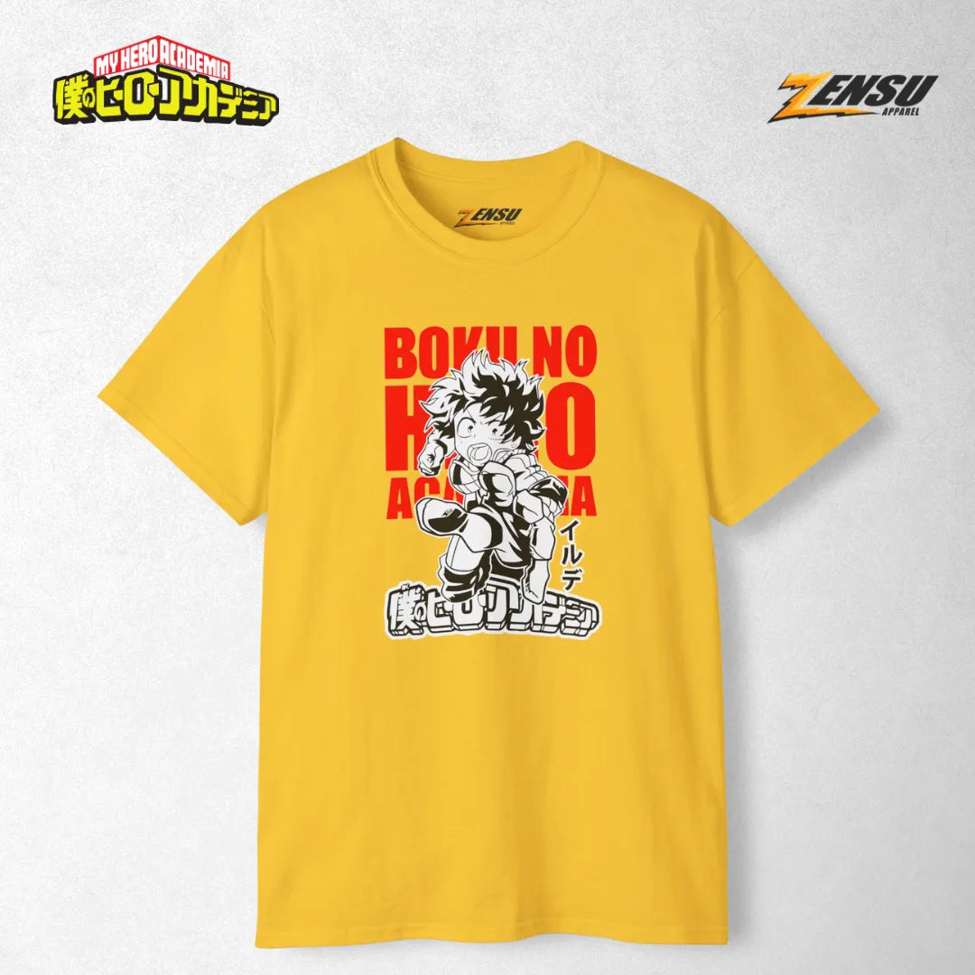 Izuku Midoriya Smash!! - My Hero Academia | Premium Kaos Anime Z045