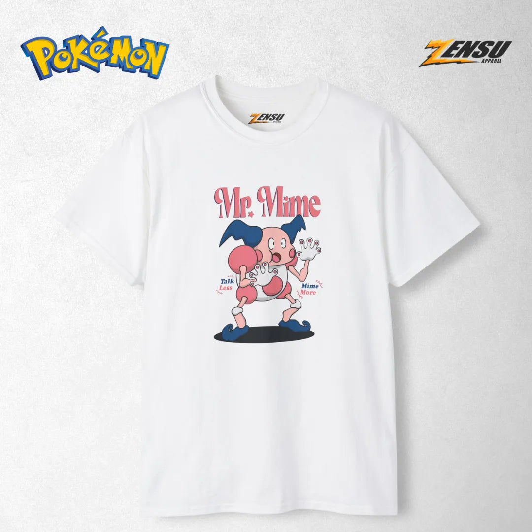 Mr Mime Talk Less Mime More - Pokemon | Premium Kaos Anime Z124