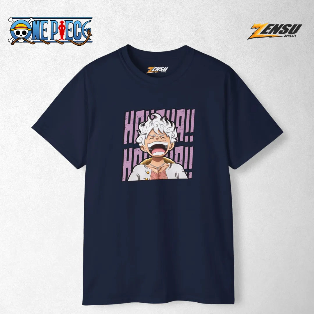 Luffy Ketawain Aja - One Piece | Premium Kaos Anime Z136