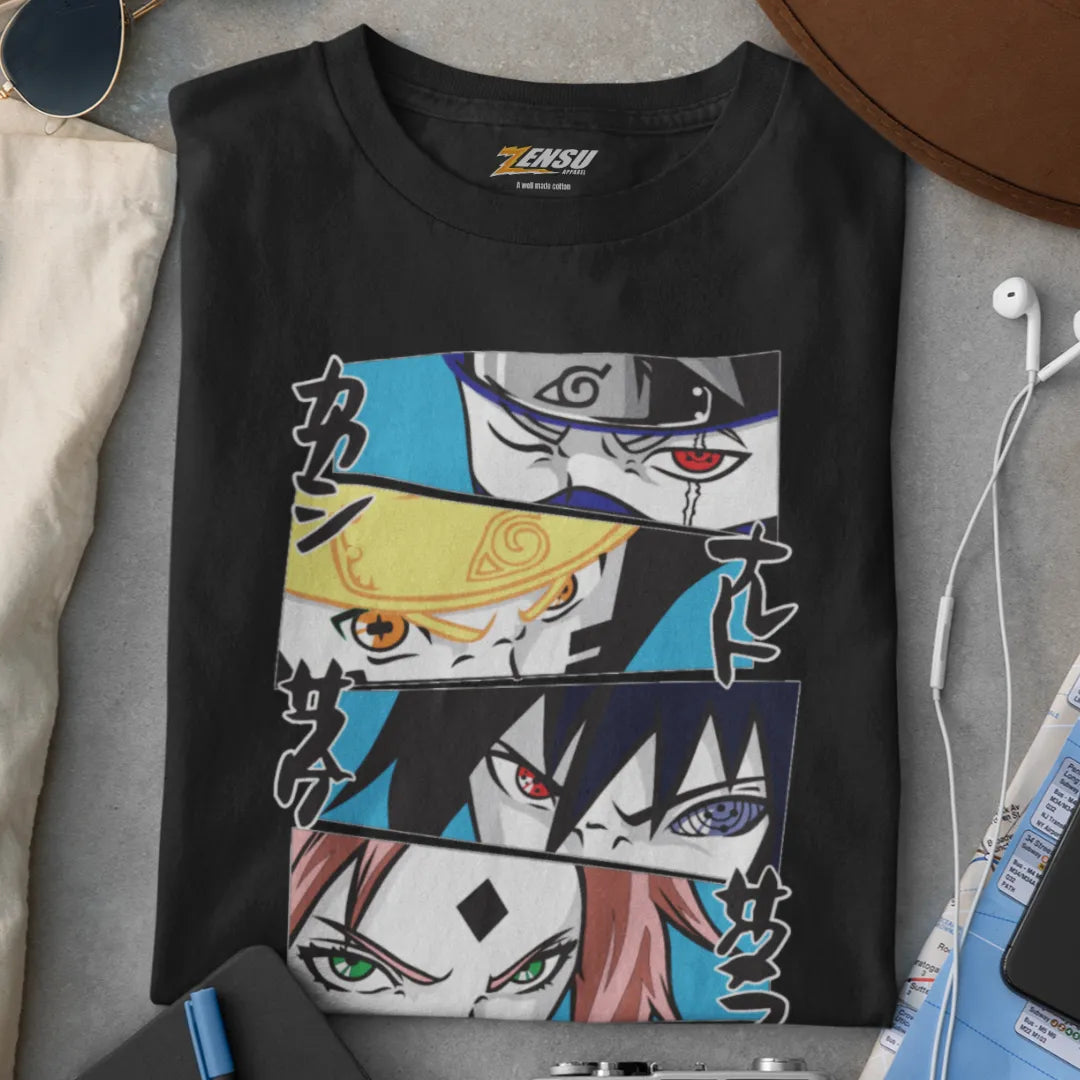 Real Team 7 - Naruto | Premium Kaos Anime Z053
