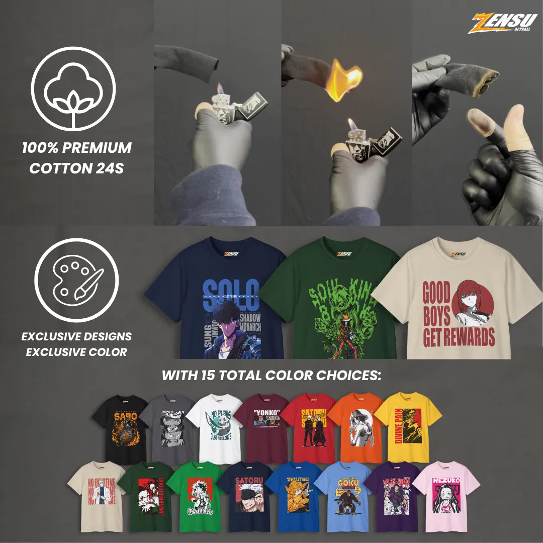 Satoru Smile - Jujutsu Kaisen | Premium Kaos Anime Z024