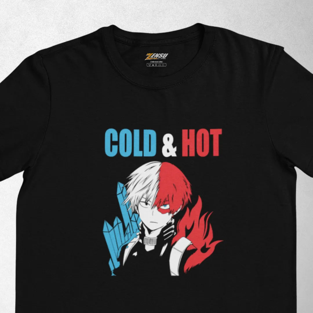 Shoto Todoroki Hot & Cold - My Hero Academia | Premium Kaos Anime Z072