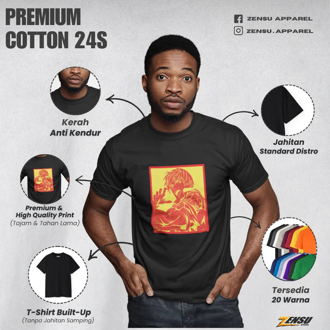 Kyo Kusanagi Flaming Fist - The King of Fighters | Premium Kaos Streetwear Gamer Z107