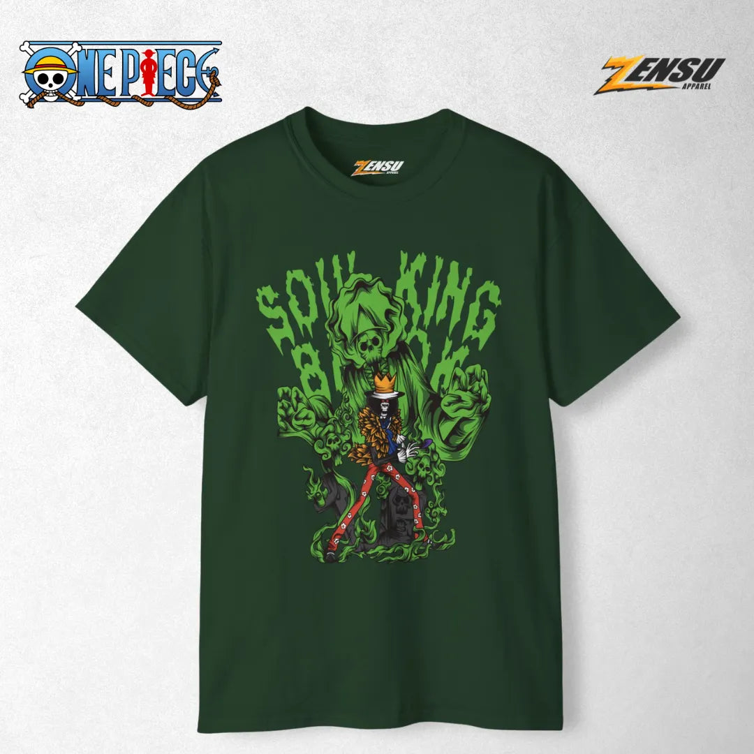 Brook Soul King - One Piece | Baju Kaos Anime Z086