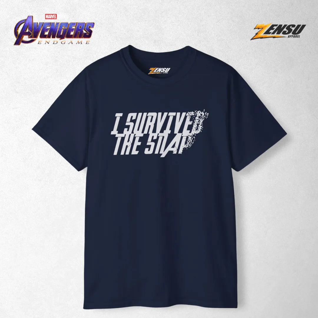 I Survived the Snap - Avengers | Baju Kaos Streetwear Z061