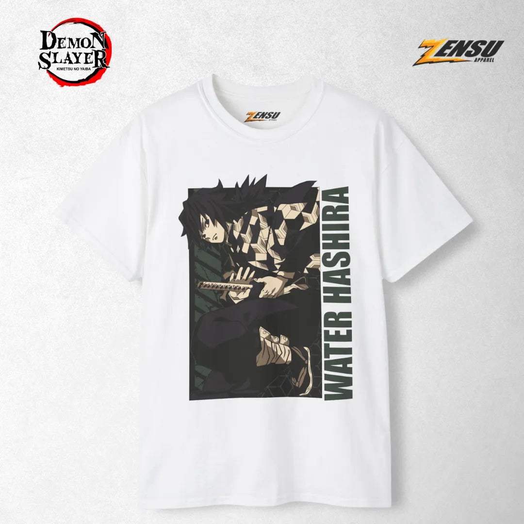 Tomioka Water Hashira - Demon Slayer | Baju Kaos Anime Z022