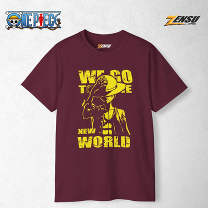Next Stop: The New World - One Piece | Premium Kaos Anime Z138