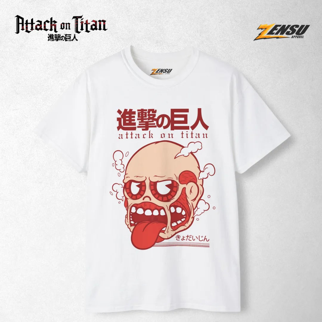 Chibi Kolosal - Attack On Titan | Baju Kaos Anime Z001