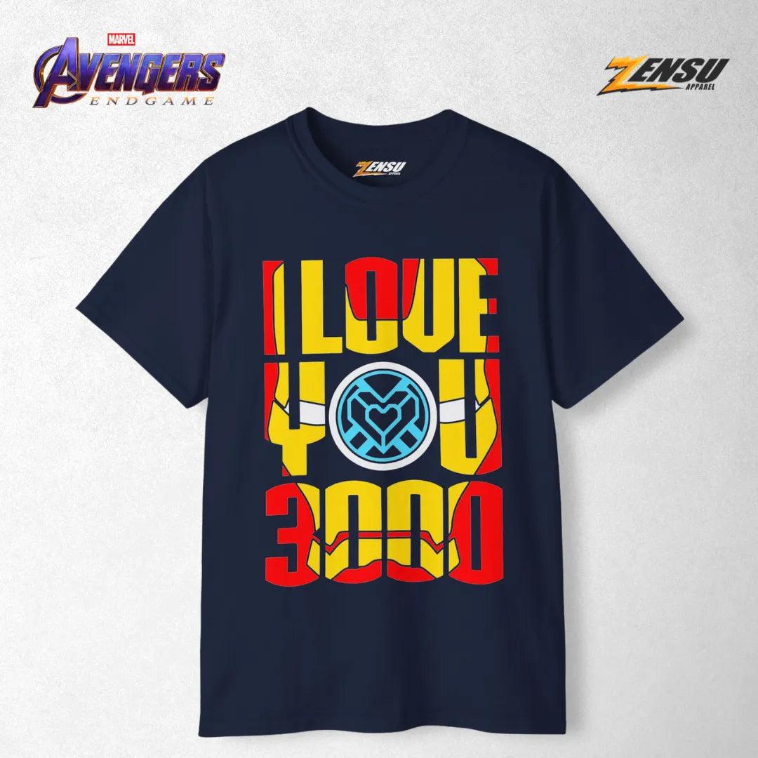 I Love You 3000 - Iron Man | Baju Kaos Streetwear Z057