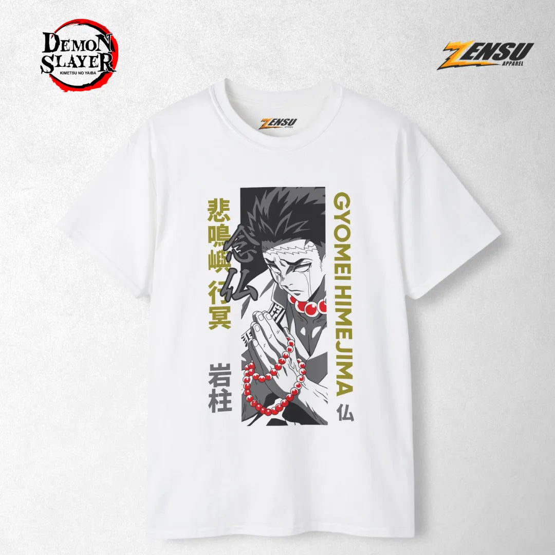 Gyomei Himejima - Demon Slayer | Baju Kaos Anime Z018