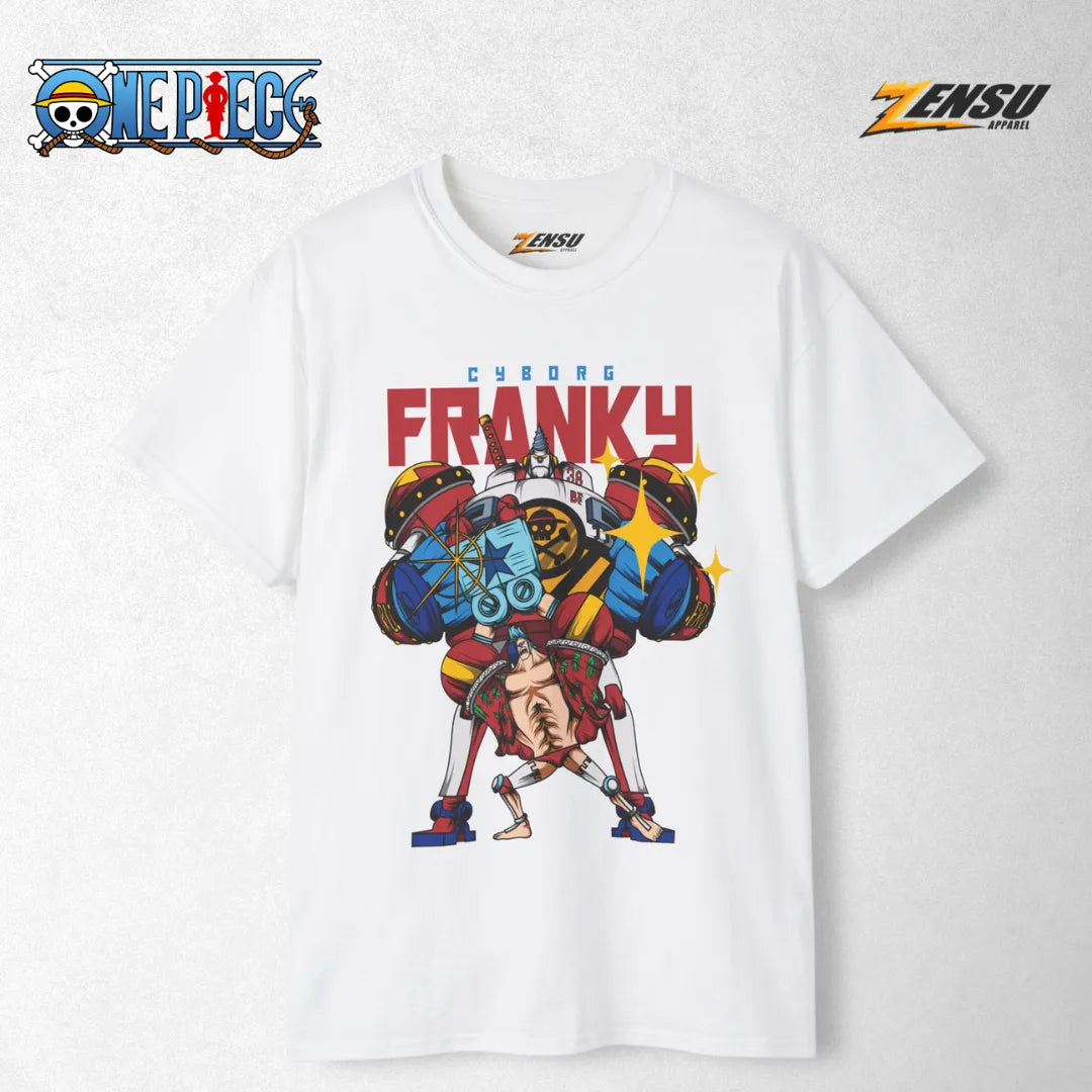 Cyborg Franky Super - One Piece | Baju Kaos Anime Z088