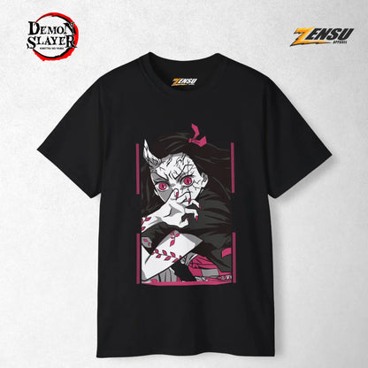 Nezuko Demon Rage - Demon Slayer  | Baju Kaos Anime Z017