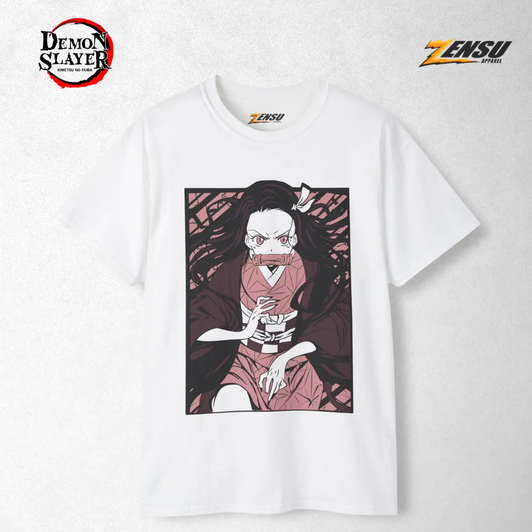 Nezuko Demon - Demon Slayer | Baju Kaos Anime Z016