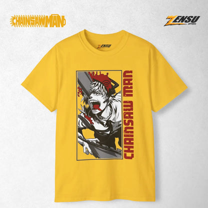 Denji Half Demon - Chainsaw Man | Baju Kaos Anime Z011