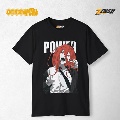 Power The Blood Fiend - Chainsaw Man | Baju Kaos Anime Z012