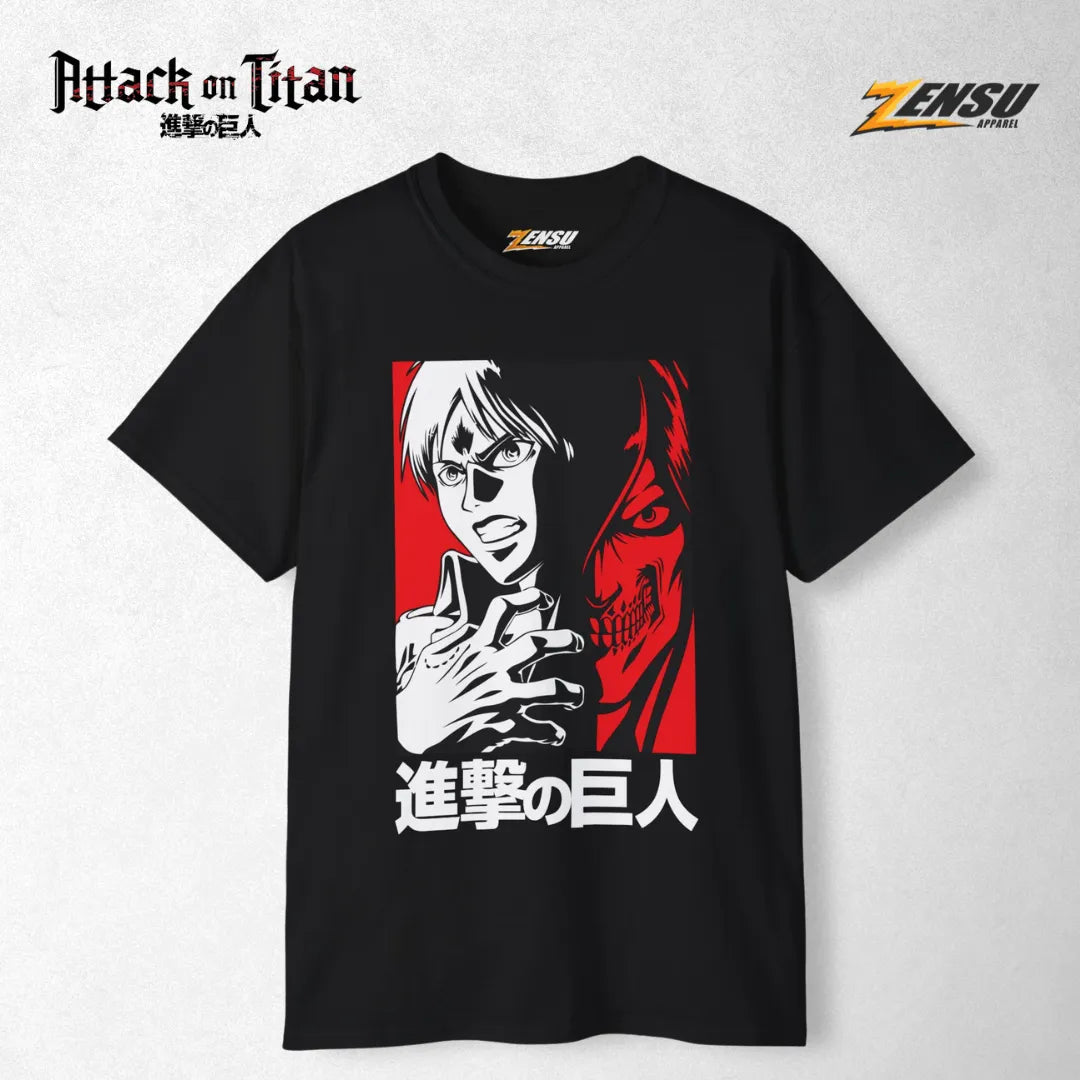 Eren Jeager Titan - Attack On Titan | Baju Kaos Anime Z007