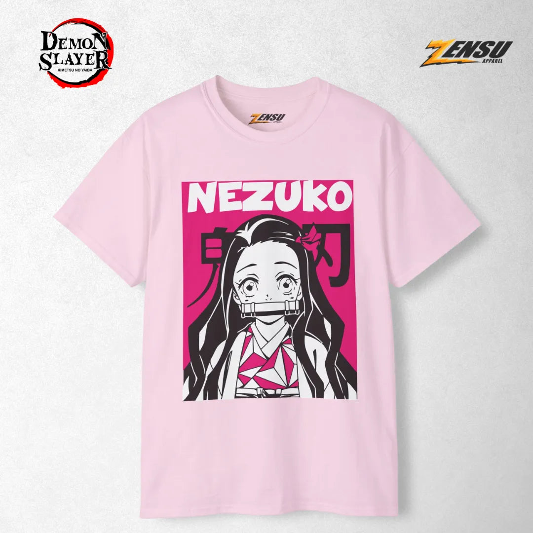 Nezuko Pink Blossom - Demon Slayer | Baju Kaos Anime Z042