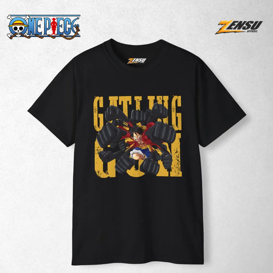 Gomu Gomu Gatling Gun - One Piece | Premium Kaos Anime Z134