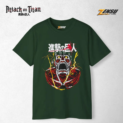 Titan Transformation - Attack On Titan | Baju Kaos Anime Z005