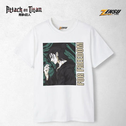 Eren For Freedom - Attack On Titan | Baju Kaos Anime Z006