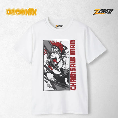 Denji Half Demon - Chainsaw Man | Baju Kaos Anime Z011