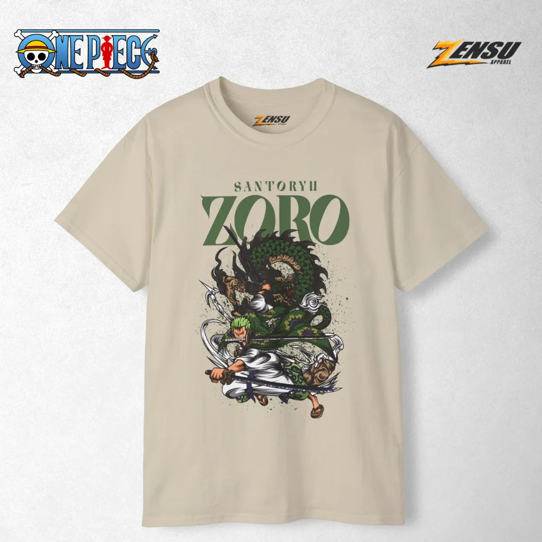 Zoro Santoryu - One Piece | Baju Kaos Anime Z087