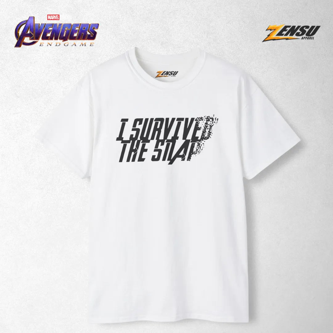 I Survived the Snap - Avengers | Baju Kaos Streetwear Z061