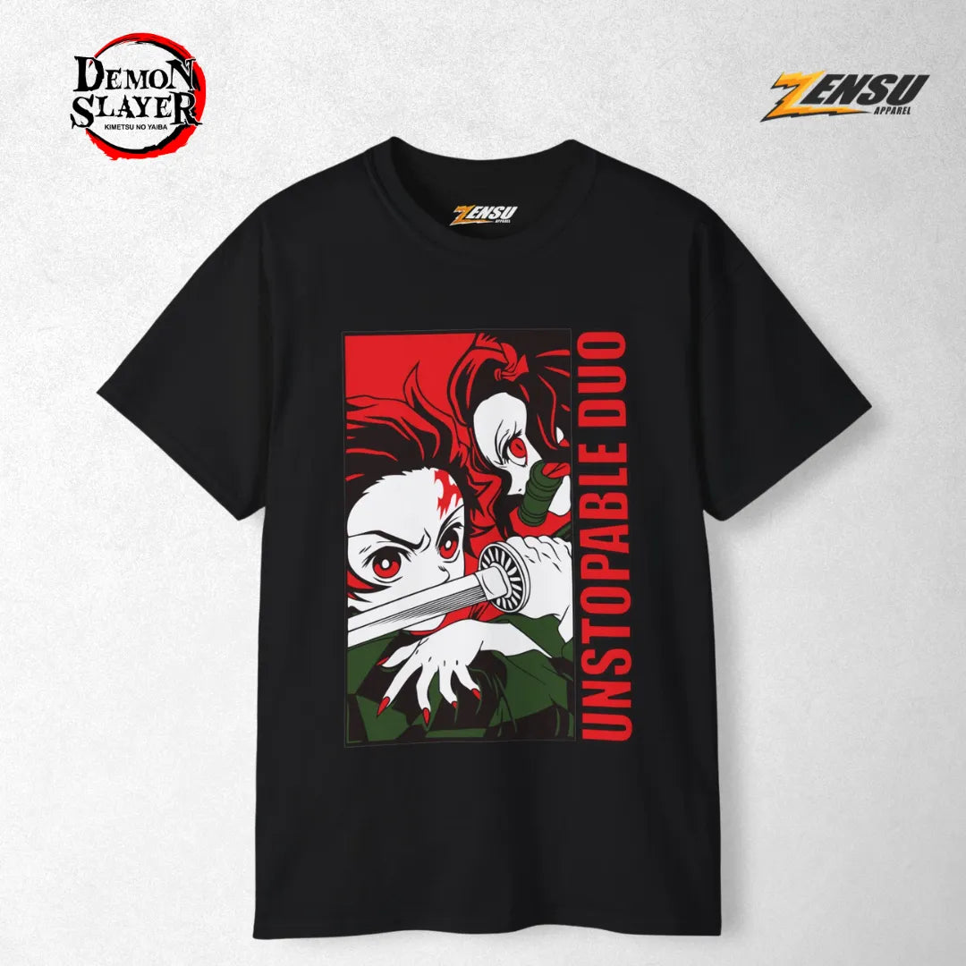 Unstoppable Duo - Demon Slayer | Baju Kaos Anime Z015