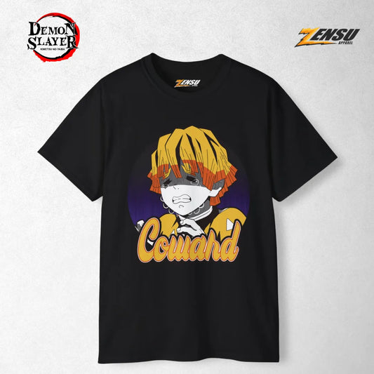 Zenitsu Coward - Demon Slayer | Baju Kaos Anime Z076