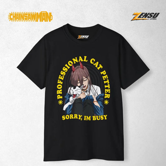 Power Cat Petter - Chainsaw Man | Baju Kaos Anime Z073