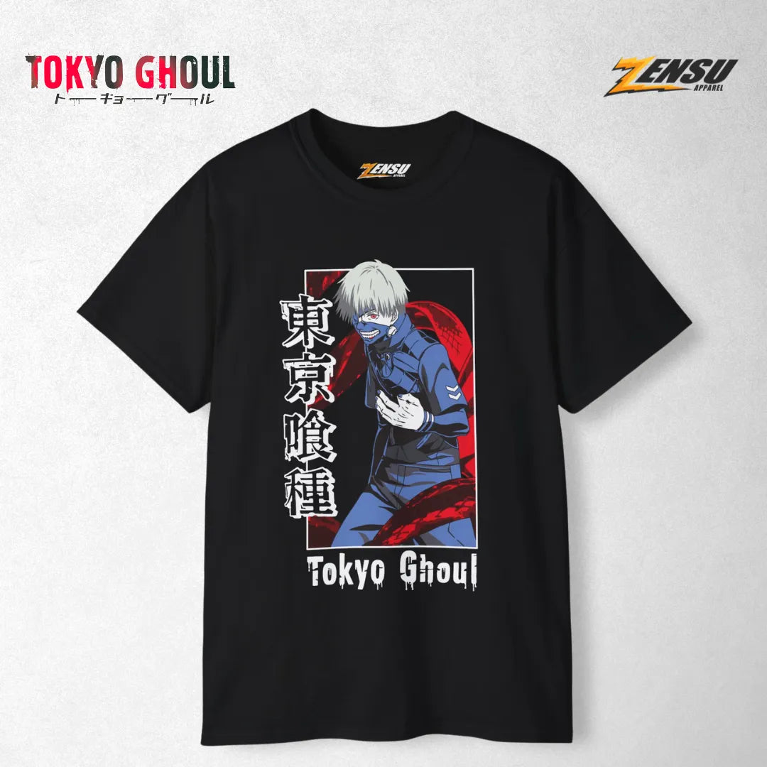 Kaneki Ken Ghoul Mask Disguise - Tokyo Ghoul | Baju Kaos Anime Z054