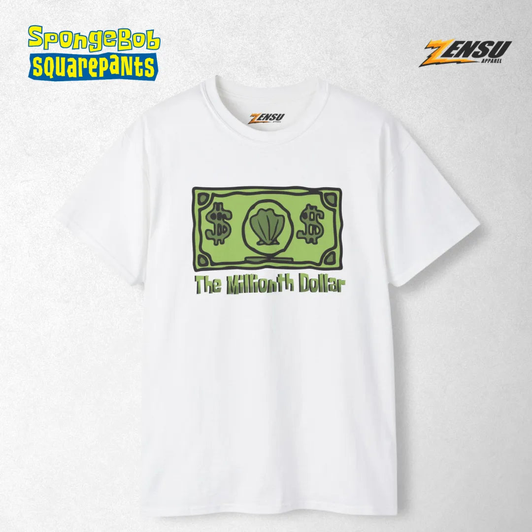 The Millionth Dollar - Spongebob | Premium Kaos Streetwear Movie Z132