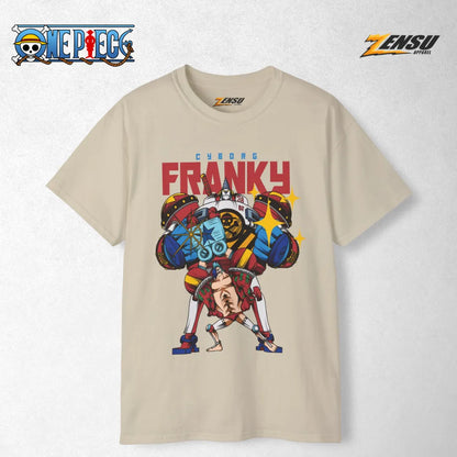 Cyborg Franky Super - One Piece | Baju Kaos Anime Z088