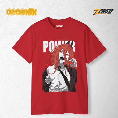 Power The Blood Fiend - Chainsaw Man | Baju Kaos Anime Z012