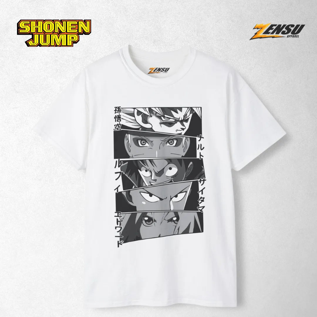 Shonen Jump MCs - Shonen Jump | Baju Kaos Anime Z051