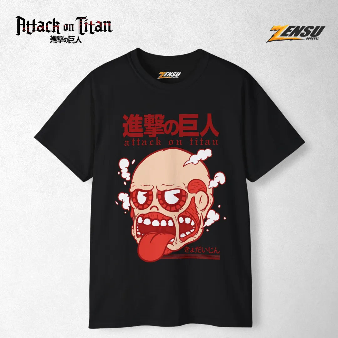 Chibi Kolosal - Attack On Titan | Baju Kaos Anime Z001