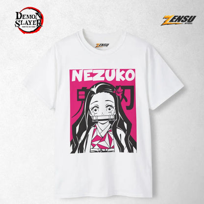 Nezuko Pink Blossom - Demon Slayer | Baju Kaos Anime Z042