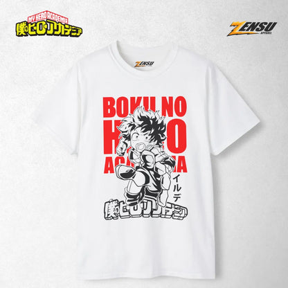 Izuku Midoriya Smash!! - My Hero Academia | Baju Kaos Anime Z045