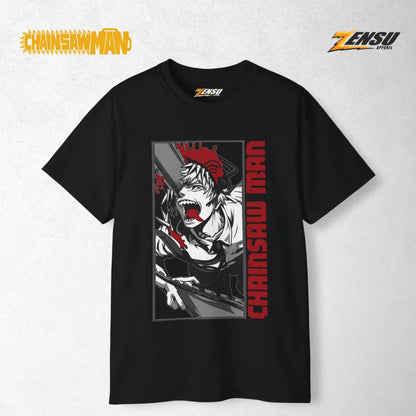 Denji Half Demon - Chainsaw Man | Baju Kaos Anime Z011