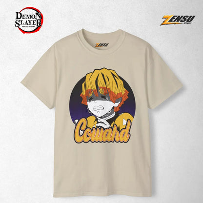 Zenitsu Coward - Demon Slayer | Baju Kaos Anime Z076