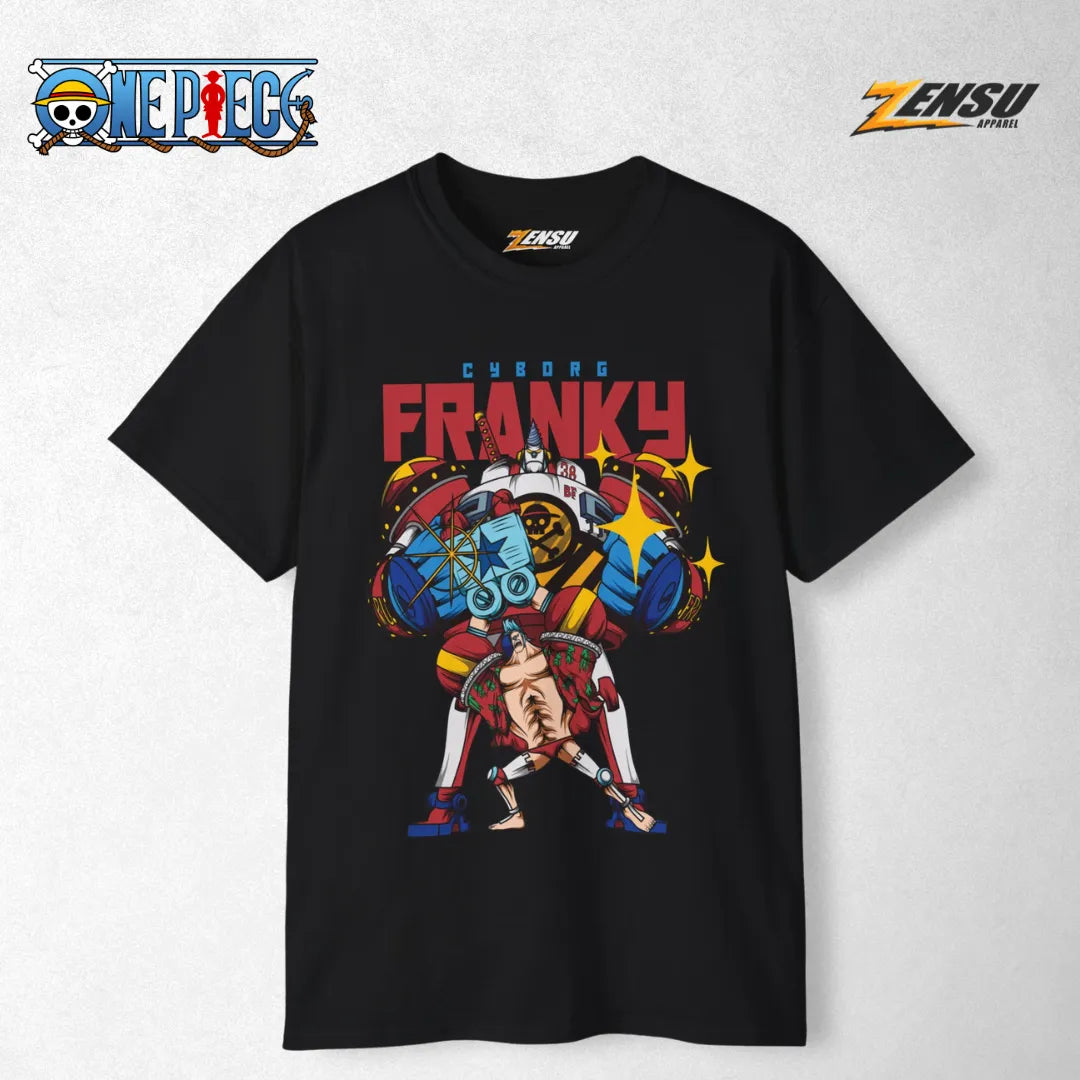 Cyborg Franky Super - One Piece | Baju Kaos Anime Z088