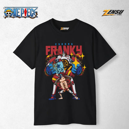 Cyborg Franky Super - One Piece | Baju Kaos Anime Z088